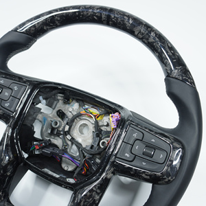 Volante de Fibra de Carbono Personalizado para GMC <span class=keywords><strong>SIERRA</strong></span> Yukon C6 C7 C8 1500 2500 3500 2021 2022 - Product Image 2