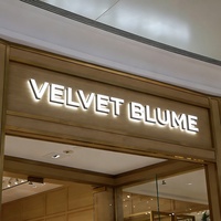 Letrero Comercial LED 3D de Acrílico para Exteriores, Letrero Luminoso con Logotipo para Negocios y Tiendas