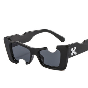 <span class=keywords><strong>Gafas</strong></span> de sol con montura irregular para mujer, anteojos de sol con diseño único, a la moda - Product Image 1