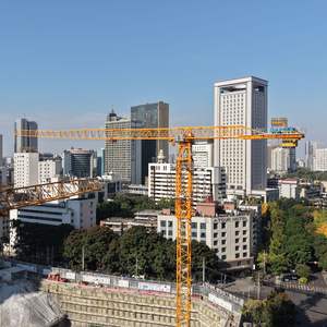 Grue à tour à plateau plat DAHAN QTZ500-8530-25T Portée 85m Hauteur maximale 350m Moment de levage nominal 500t.m Moteur Utilisation de la construction à des fins de vente - Product Image 4