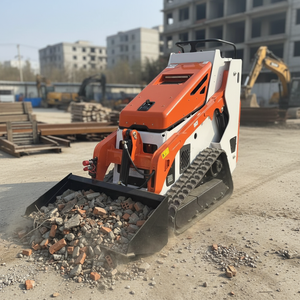 <span class=keywords><strong>Mini</strong></span>-chargeuse compacte chinoise sur roues ou sur chenilles à livraison rapide pour fabricants de chargeuses compactes, à vendre - Product Image 1