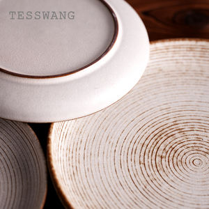 ชุดจานชามเซรามิกแบบคนญี่ปุ่นหรูหราแบบย้อนยุคความรู้สึกสูงจานแบบหยาบพกพาและเป็นมิตรต่อสิ่งแวดล้อมสำหรับใช้ในบ้าน - Product Image 5