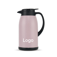 Cafetière à vide pour comptoir, distribution à une touche, bouilloire thermique, base rotative à 360°, couvercle amovible pour les boissons quotidiennes à la maison