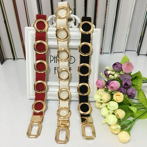 Cinturón elástico para <span class=keywords><strong>mujer</strong></span>, versión coreana decorativa fina con falda, Metal cintura de cadena de, herrajes, cinturón elástico a la moda - Product Image 2