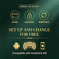 Support NFC Google Review de Noël en forme de L pour café, salon, restaurant – Laissez un avis en un clic