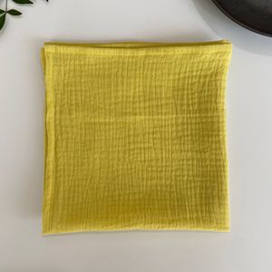 PARTYMENT Direct usine, Serviette <span class=keywords><strong>de</strong></span> table en <span class=keywords><strong>gaze</strong></span> <span class=keywords><strong>double</strong></span> couche à bords cousus, en coton <span class=keywords><strong>gaze</strong></span>, Napperon, Essuie-tout décoratif pour mariage - Product Image 4