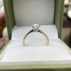 <span class=keywords><strong>Bague</strong></span> en <span class=keywords><strong>or</strong></span> massif 14K 18K avec diamant de laboratoire rond taille brillant certifié IGI CVD VVS1 1CT 3CT 5CT, alliance de <span class=keywords><strong>mariage</strong></span>, <span class=keywords><strong>bague</strong></span> de fiançailles - Product Image 5