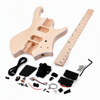 Usine chinoise produisant des guitares électriques pour débutants avec corps en acajou, 6 cordes, faciles à assembler soi-même