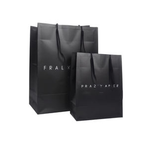 Benutzer definiertes Logo Gedruckte Luxus-Einkaufs papiertüte Recycelbar und umwelt freundlich für Infusion und Kondome Eigenmarken beschichtetes Papier - Product Image 4