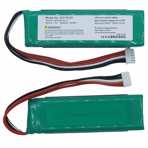 Batterie de distribution Go+Play, batteries au lithium 7.4v 3000mAh, batterie GSP1029102 01 haute puissance pour enceintes Harman <span class=keywords><strong>GoPlay</strong></span> - Product Image 1