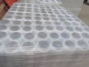 Campione gratuito 23 micron morbido per alimenti rotolo di pellicola estensibile ldpe PE plastica 300m a prova di umidità trasparente per imballaggio Strech rotolo di pellicola