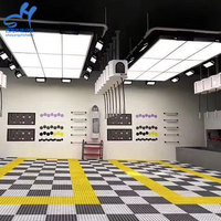 Plafonnier LED carré étanche blanc neutre pour garage, atelier, entrepôt – Service de conception personnalisée