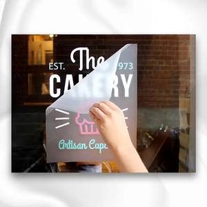 Tùy chỉnh in ấn cửa sổ cửa hàng chuyển Đề can Sticker cà phê cửa hàng kính cửa sổ clings Sticker - Product Image 4