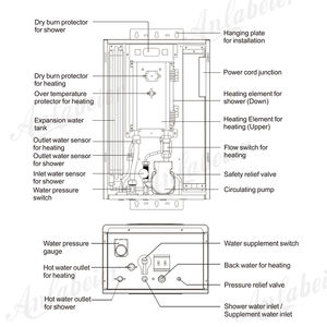 Radiateurs électriques de haute qualité 220V 380V mural maison chauffage central électrique contrôle Wifi intelligent - Product Image 5