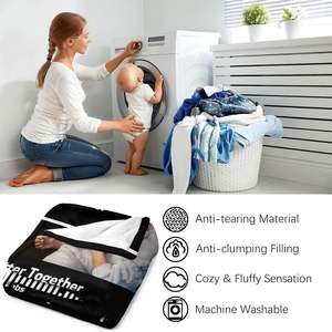 ผ้าห่มฟลีซลายเพลงสปอทิฟายแบบกำหนดเอง พร้อมรูปภาพ ของขวัญสำหรับครอบครัว <span class=keywords><strong>เพื่อน</strong></span> และคู่รัก - Product Image 6