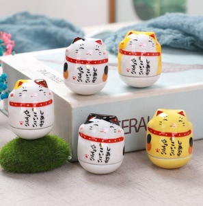 Maneki Neko - Tasse en céramique créative - Chat porte-bonheur pour le Nouvel An - Cadeau pour enfants - Product Image 5
