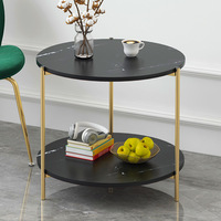 Table Basse Moderne, Intelligente et Multifonctionnelle avec Piètement en MDF et Fer pour Salon, Meuble de Maison
