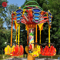 Funfair Attraction Amusement extérieur manèges mécaniques Airborne Shot Amusement Spiral Jet Rides à vendre