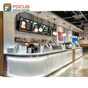 Elegante Vitrina para Café con Frente de Vidrio Templado, Área de Exhibición de Granos de Café, Vitrina Comercial para Cafetería - Product Image 6