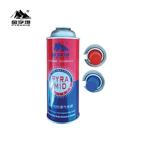 Chinese Manufacture Portable 220g Metal Tin Cans Empty Aerosol Can Butane Gas Cartridge Empty