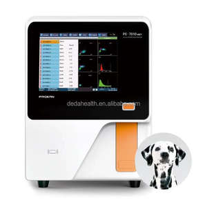 Analizador de sangre de Hematología Médica Veterinaria de 5 diferencias de alta calidad, máquina de Hematología de clínica de mascotas completamente automática, Analizador de sangre veterinario - Product Image 1