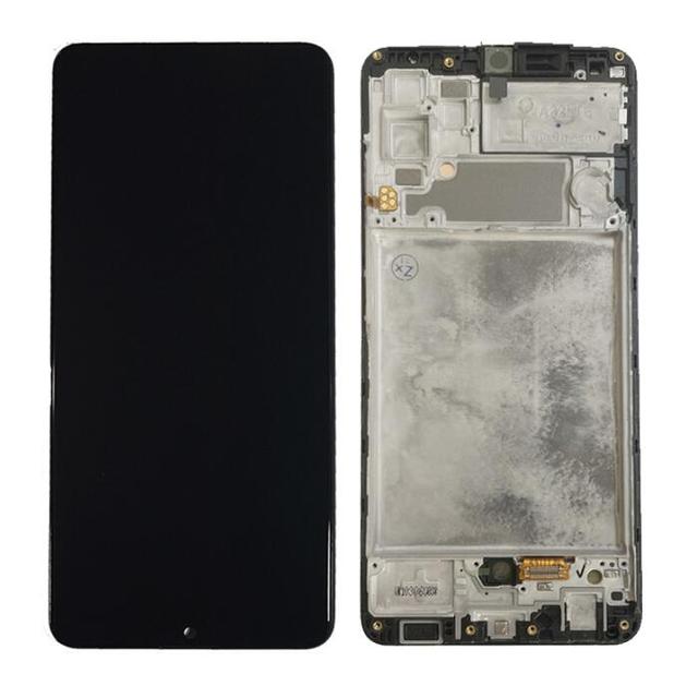 High Quality Black LCD Display Frame Touch Digitizer Screen for A32/A325/A325F (SM-A325F/DS) (6 Month Warranty) with frame