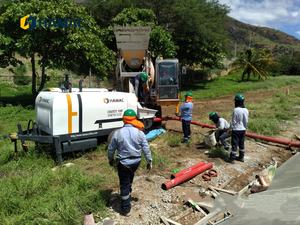 Bomba de Concreto Móvil sobre Remolque para Proyectos Civiles e Industriales, Salida Estable con Motor Certificado CE - Product Image 2