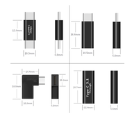 Adaptor USB 3.1 Tipe C Konverter Betina Ke Jantan 10 Gbps USB C Isi Daya Data Sinkronisasi Konektor Ekstensi Steker untuk Laptop Tablet Ponsel