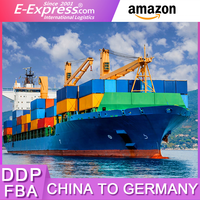 Transitaire maritime Chine-Europe DDP Livraison porte-à-porte FCL LCL FBA Expédition principale