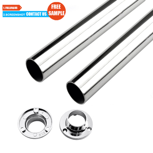 Tiges de suspension pour <span class=keywords><strong>penderie</strong></span>, avec <span class=keywords><strong>support</strong></span> de Tube, pour montage au plafond et placard - Product Image 5