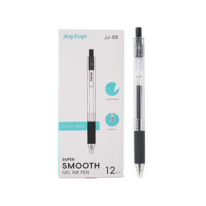 ปากกาเจล Joytop 09 สำหรับโรงเรียน แพ็ค 12 ด้าม ราคาประหยัด เขียนลื่น หมึกสีดำ เหมาะสำหรับการสอบในโรงเรียนและเครื่องเขียนสำนักงาน - Product Image 1