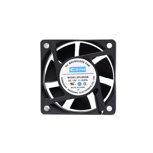 60x60x20mm DC Mini Fan không thấm nước IP67 60mm 24V 6020 không chổi than DC quạt làm mát 12V - Product Image 1