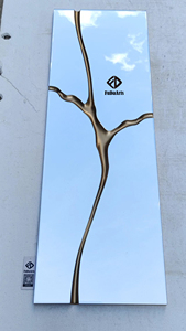 Espejo Decorativo de <span class=keywords><strong>Pared</strong></span> Premium de 40x120 cm, Diseño Art Deco Elegante, Reflejo HD Mejorado para Ver el Cuerpo Completo, Decoración para el Hogar - Product Image 4