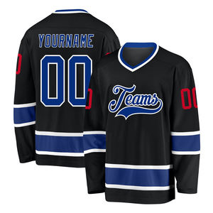 <span class=keywords><strong>2025</strong></span> Venta caliente personalizado todos los tamaños 100% poliéster sublimado hielo Lacrosse equipo práctica Hockey Jersey - Product Image 2