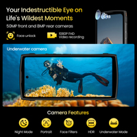 Nuevo Teléfono Resistente LAGENIO Panthen2 Pro Original, 24GB+256GB, 8MP+50MP, Batería de Gran Capacidad de 5150mAh