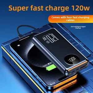 Sạc dự phòng 20000mAh 120W PD siêu tốc tích hợp cáp, bộ sạc di động dung lượng cao dành cho du lịch/ngoài trời/điện thoại - Product Image 4