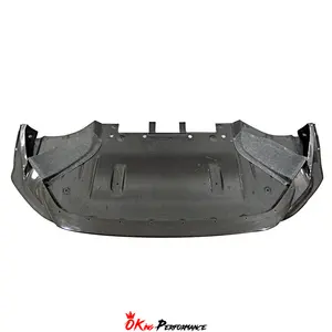 Top Secret Style Carbon Fiber Front Lip For Nissan R35 GTR