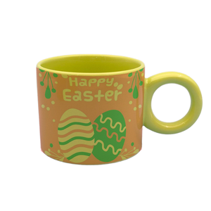 Tazze da Caffè in Ceramica Stile Classico GZYSL, Design Creativo Fatto a Mano con Manico Ondulato per Uso con Acqua, Origine Guangdong - Product Image 2