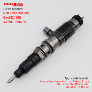 หัวฉีดน้ำมันเชื้อเพลิงคอมมอนเรล 0445120288 A4710700587 A471070058780 สำหรับ Mercedes-Benz Actros MP4 / MP5 Antos OM471 ชุดหัวฉีด - Product Image 1