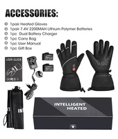 Savior M/L Tailles Gants de ski d'hiver isolés Imperméable Coupe-vent Écran tactile Compatible Batterie Chauffée Chaud Disponible