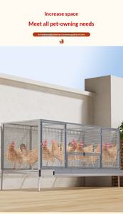 กรงไก่ลูกไก่อายุหนึ่งวันคุณภาพสูงชุบสังกะสี เหมาะสำหรับใช้ในฟาร์ม/บ้าน - Product Image 3