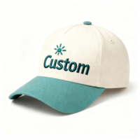 Nueva gorra de béisbol deportiva con patrón de trébol de 5 paneles para conductor de camión para hombres 100% malla de algodón bordado de protección solar para exteriores