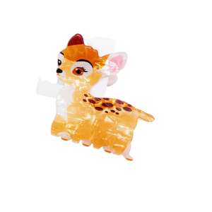 Pinces à cheveux grandes tailles en acrylique, motif animal créatif, forme personnalisée, pour filles, thème cerf, collection 2026 - Product Image 4