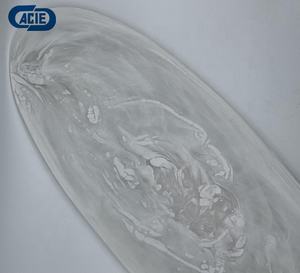 Long nuage blanc tourbillon fait à la main écologique biodégradable résine acrylique flottant plateau <span class=keywords><strong>de</strong></span> service Texture <span class=keywords><strong>de</strong></span> marbre <span class=keywords><strong>piscine</strong></span> ovale - Product Image 2