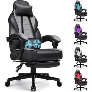 Silla de Oficina para Juegos de Computadora de Gran Tamaño y Alta Calidad, Silla Ejecutiva para Gamers, Económica, Ajustable en Altura, de Cuero PU - Product Image 1