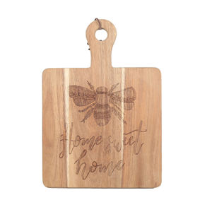 Nouvelle arrivée cadeau Rectangle Acacia planche à découper cuisine bloc à découper Durable gain de place moderne pour Festival Promotion poignée - Product Image 1