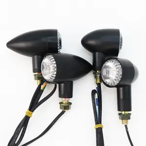 Motocicleta LED personalizada MIN Turn Signal Luzes LED Âmbar Motocicleta Led Universal Turn Signal Light