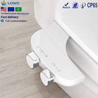 Accessoire de bidet non électrique à double buse, pression réglable, lavage frontal et arrière, post-partum, hémorroïdes, CE RoHS, installation facile pour salle de bain