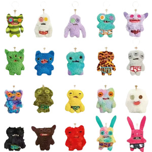 Fuggler Llavero Colgante de Monstruo Lindo con Dientes Raros y Peluche de Monstruo Feo y Lindo Juguete Divertido de Llavero con Dientes Grandes - Product Image 5