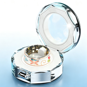 Anillo Inteligente de Acero Inoxidable, Resistente al Agua IP68, Monitor de Salud y Ejercicio, Carga Inalámbrica, Control por Aplicación, para Deportes - Product Image 6